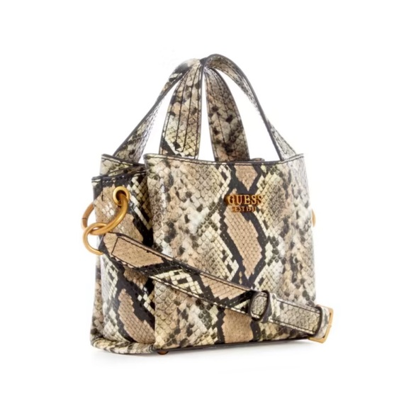 New GUESS Zed Python Mini Girlfriend Crossbody - Picture 8 of 10